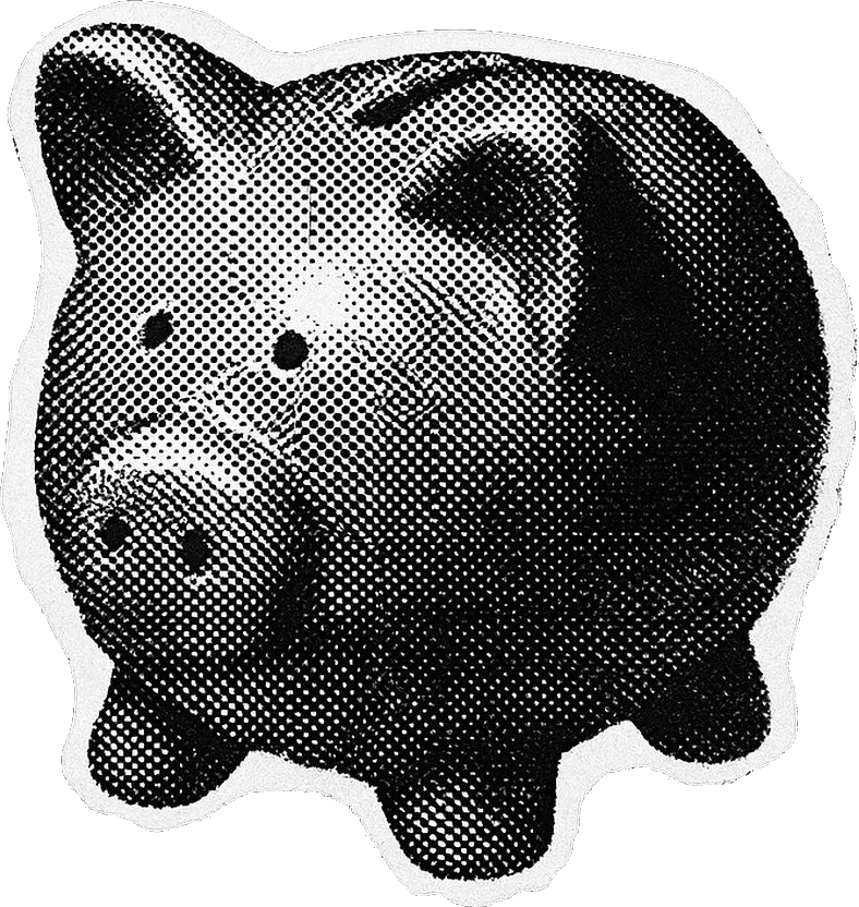 Piggy bank illustration